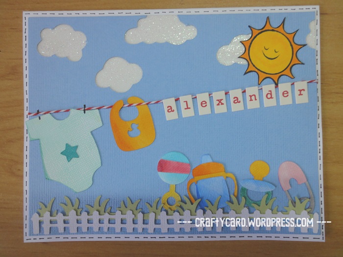 A Garden Themed Baby Shower Card